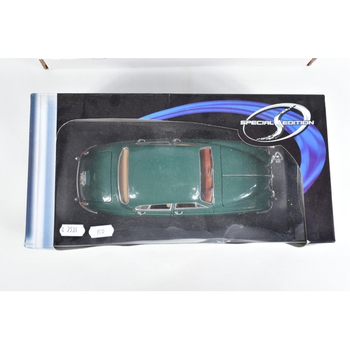 9 - A BOXED AUTOART MILLENNIUM SERIES JAGUAR E-TYPE ROADSTER SERIES III V12, No.73523, 1/18 scale, red b... 