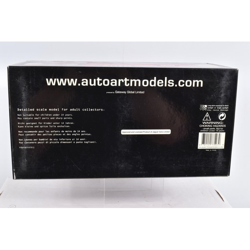 9 - A BOXED AUTOART MILLENNIUM SERIES JAGUAR E-TYPE ROADSTER SERIES III V12, No.73523, 1/18 scale, red b... 