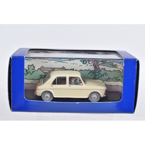 54 - SIX BOXED HERGE MOULINSART EN VOITURE TINTIN MODEL VEHICLES, the first is L'affaire Tournesol Voitur... 