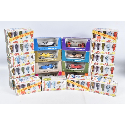 55 - TWENTY TWO BOXED BRUMM DIECAST MODEL VEHICLES,  to include commercial vehicles, a No. 45 Fiat 500, a... 