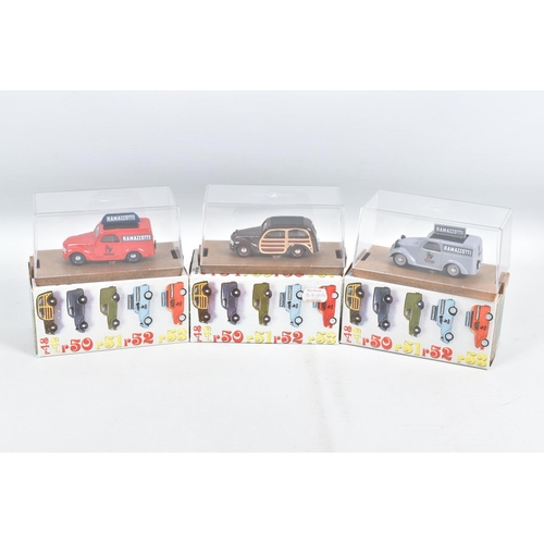 55 - TWENTY TWO BOXED BRUMM DIECAST MODEL VEHICLES,  to include commercial vehicles, a No. 45 Fiat 500, a... 