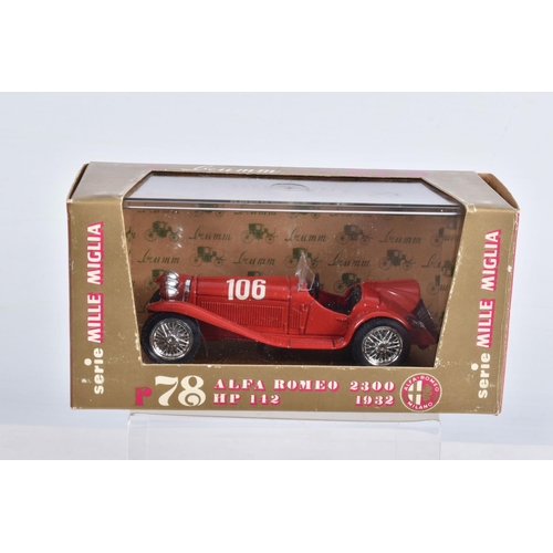 56 - TWENTY THREE BOXED BRUMM DIECAST VEHICLES, to include  a R70 Mercedes W125, model no. HP 646, a R71 ... 