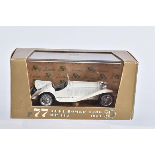 56 - TWENTY THREE BOXED BRUMM DIECAST VEHICLES, to include  a R70 Mercedes W125, model no. HP 646, a R71 ... 