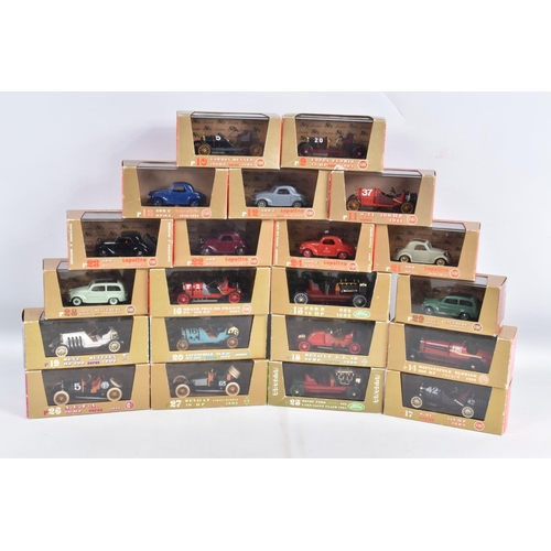 57 - TWENTY ONE BOXED BRUMM DIECAST VEHICLES, to include a R9 Coppa Florio, model no. HP 75a R10 Gordon B... 