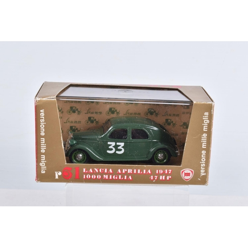 58 - TWENTY SIX BOXED BRUMM DIECAST VEHICLES, to include   a R30 Fiat 508C Berlina, model no. HP 32, a R3... 