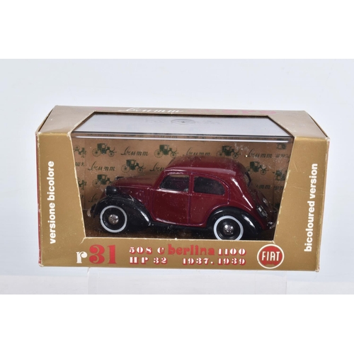 58 - TWENTY SIX BOXED BRUMM DIECAST VEHICLES, to include   a R30 Fiat 508C Berlina, model no. HP 32, a R3... 