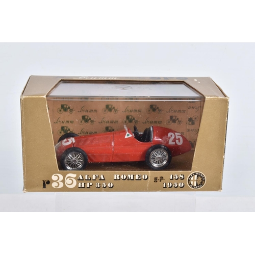 58 - TWENTY SIX BOXED BRUMM DIECAST VEHICLES, to include   a R30 Fiat 508C Berlina, model no. HP 32, a R3... 