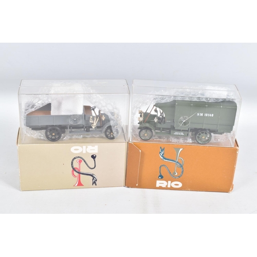 59 - FORTY BOXED 1:43 SCALE RIO MODELS VEHICLES, to include a No.  1 Itala Tipo Targa Florio, a No. 2, 24... 