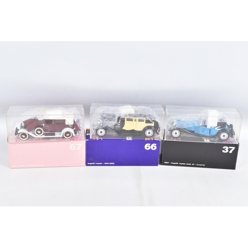 60 - THIRTY EIGHT BOXED 1:43 SCALE RIO MODELS  VEHICLES, to include a No. 8 Isotta Fraschini, a No. 9 Iso... 