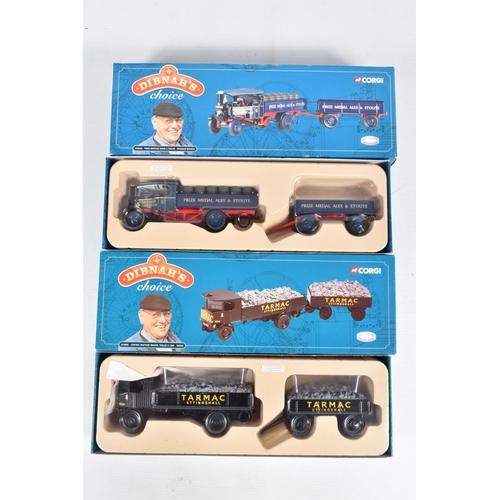 65 - SEVEN BOXED CORGI DIBNAH'S CHOICE DIECAST MODEL VEHICLES, to include model numbers CC20203, CC20301,... 