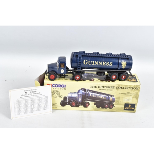 66 - A COLLECTION OF BOXED MODERN DIECAST VEHICLES ALL IN GUINNESS LIVERIES, to include Corgi Classics 'T... 