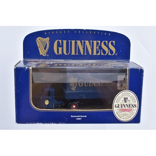 66 - A COLLECTION OF BOXED MODERN DIECAST VEHICLES ALL IN GUINNESS LIVERIES, to include Corgi Classics 'T... 