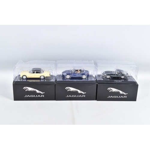 67 - THIRTY BOXED ATLAS EDITIONS JAGUAR MODEL VEHICLES, model numbers include 4 641 122, 4 641 112, 4 641... 