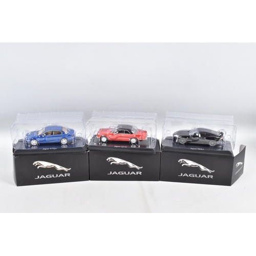 67 - THIRTY BOXED ATLAS EDITIONS JAGUAR MODEL VEHICLES, model numbers include 4 641 122, 4 641 112, 4 641... 