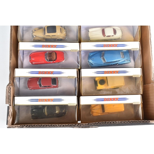 68 - THREE BOXES CONTAINING A LARGE QUANTITY OF MATCHBOX THE DINKY COLLECTION MODEL VEHICLES, some model ... 