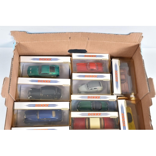 68 - THREE BOXES CONTAINING A LARGE QUANTITY OF MATCHBOX THE DINKY COLLECTION MODEL VEHICLES, some model ... 