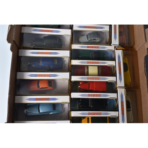 68 - THREE BOXES CONTAINING A LARGE QUANTITY OF MATCHBOX THE DINKY COLLECTION MODEL VEHICLES, some model ... 