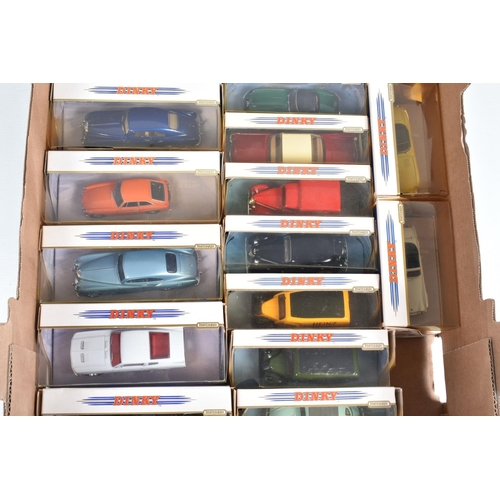 68 - THREE BOXES CONTAINING A LARGE QUANTITY OF MATCHBOX THE DINKY COLLECTION MODEL VEHICLES, some model ... 