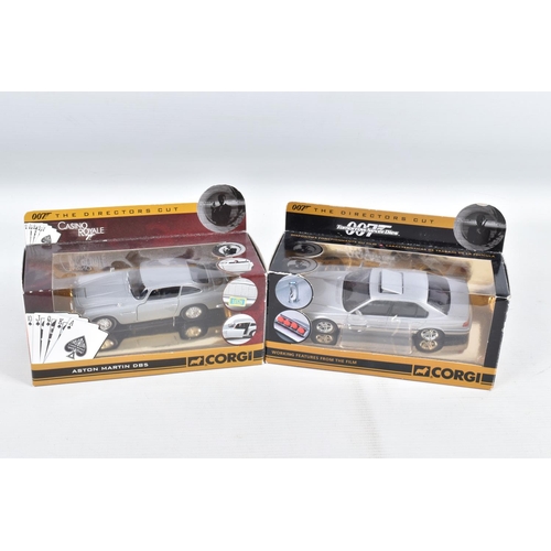 69 - TWO BOXES OF CORGI 007 MODEL VEHICLES AND OTHER MODELS, some Corgi models include 1:36 scale CC06803... 