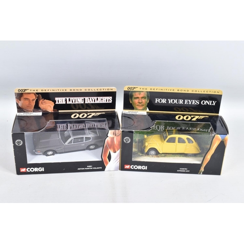 69 - TWO BOXES OF CORGI 007 MODEL VEHICLES AND OTHER MODELS, some Corgi models include 1:36 scale CC06803... 