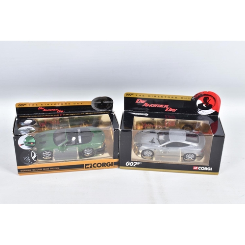 69 - TWO BOXES OF CORGI 007 MODEL VEHICLES AND OTHER MODELS, some Corgi models include 1:36 scale CC06803... 