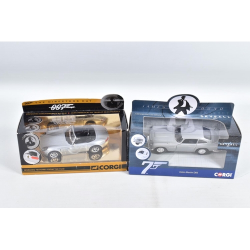 69 - TWO BOXES OF CORGI 007 MODEL VEHICLES AND OTHER MODELS, some Corgi models include 1:36 scale CC06803... 