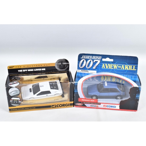 69 - TWO BOXES OF CORGI 007 MODEL VEHICLES AND OTHER MODELS, some Corgi models include 1:36 scale CC06803... 