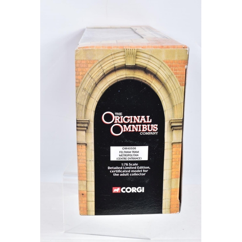 82 - SIX BOXED DIECAST CORGI THE ORIGINAL OMNIBUS COMPANY 1/76 SCALE MODEL VEHICLES, to include model num... 