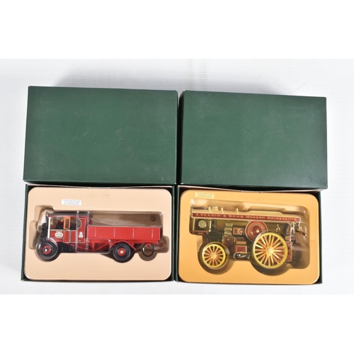 83 - FIVE BOXED DIECAST CORGI STEAM ENGINE MODELS, to include a Sentinel drop side waggon - Express Dairy... 