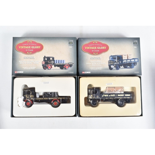 87 - TWELVE BOXED DIECAST 1/50 SCALE CORGI VINTAGE GLORY OF STEAM MODELS, to include model numbers 80003,... 