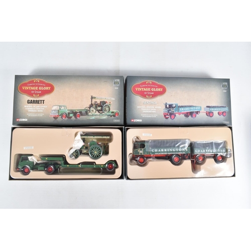 87 - TWELVE BOXED DIECAST 1/50 SCALE CORGI VINTAGE GLORY OF STEAM MODELS, to include model numbers 80003,... 