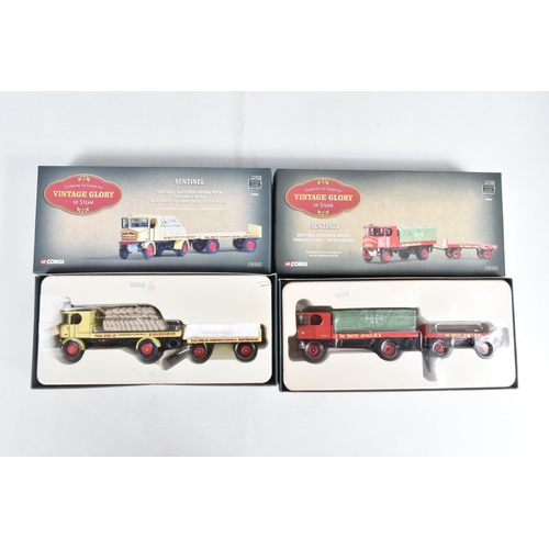 87 - TWELVE BOXED DIECAST 1/50 SCALE CORGI VINTAGE GLORY OF STEAM MODELS, to include model numbers 80003,... 