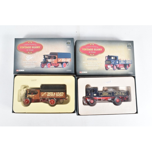 87 - TWELVE BOXED DIECAST 1/50 SCALE CORGI VINTAGE GLORY OF STEAM MODELS, to include model numbers 80003,... 