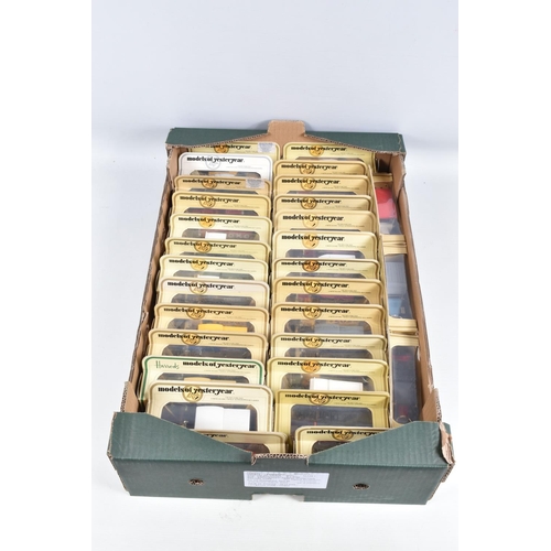 93 - THREE TRAYS CONTAINING A LARGE QUANTITY OF BOXED MATCHBOX MODELS OF YESTERYEAR, some of these includ... 