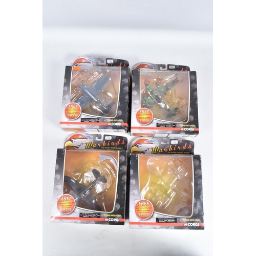 97 - TWELVE BOXED DIECAST CORGI WARBIRDS SERIES 1 MODEL AIRCRAFTS, model WB99603 is missing from inside i... 