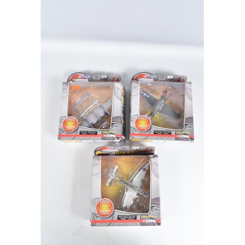 98 - FOURTEEN BOXED DIECAST CORGI WARBIRDS SERIES 2 MODEL AIRCRAFTS, model numbers include WB99615, WB996... 