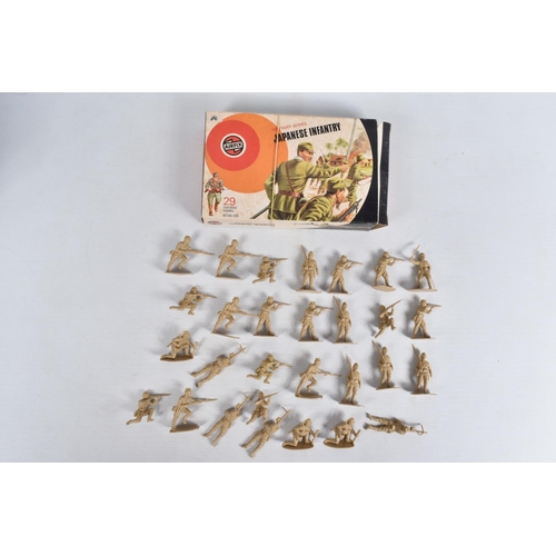 119 - ELEVEN  BOXED AIRFIX 1:32 SCALE MILITARY SERIES  FIGURE KITS, to include three  of the Japanese Infa... 