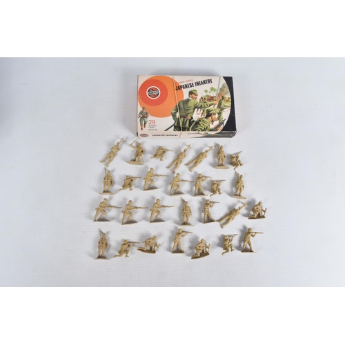 119 - ELEVEN  BOXED AIRFIX 1:32 SCALE MILITARY SERIES  FIGURE KITS, to include three  of the Japanese Infa... 