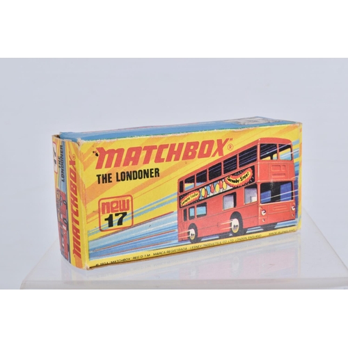 129 - SIX BOXED MATCHBOX SUPERFAST DIECAST MODEL VEHICLES, the first a no. 61 Blue Shark, blue body number... 