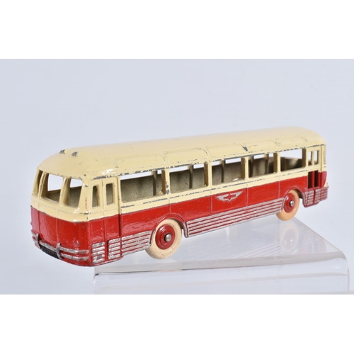 134 - FOUR UNBOXED FRENCH DINKY TOYS BUSES AND COACHES, Renault TN4H Paris Bus, No.29d, Somua-Panhard Pari... 