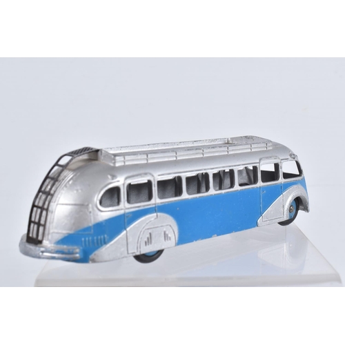 134 - FOUR UNBOXED FRENCH DINKY TOYS BUSES AND COACHES, Renault TN4H Paris Bus, No.29d, Somua-Panhard Pari... 