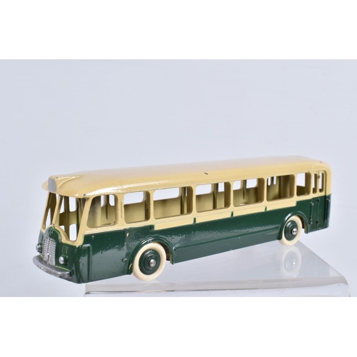 134 - FOUR UNBOXED FRENCH DINKY TOYS BUSES AND COACHES, Renault TN4H Paris Bus, No.29d, Somua-Panhard Pari... 