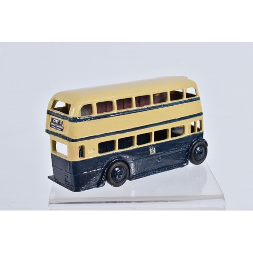 136 - A QUANTITY OF ASSORTED DINKY TOYS 29c/290 DOUBLE DECKER BUSES, mixture of all three types of radiato... 