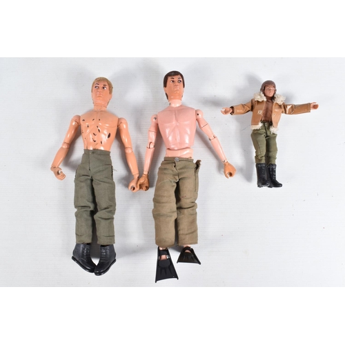 143 - A QUANTITY OF UNBOXED AND ASSORTED PALITOY ACTION MAN FIGURES, CLOTHING AND ACCESSORIES, to include ... 