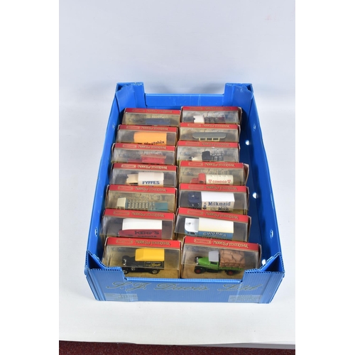 148 - THREE TRAYS CONTAINING A LARGE QUANTITY OF MATCHBOX MODELS OF YESTERYEAR MODEL VEHICLES, some models... 