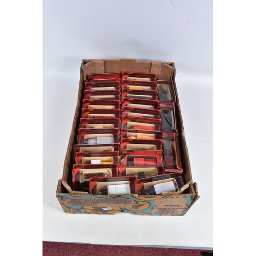 153 - THREE BOXES OF MATCHBOX MODELS OF YESTERYEAR, some models are in their original boxes and others hav... 