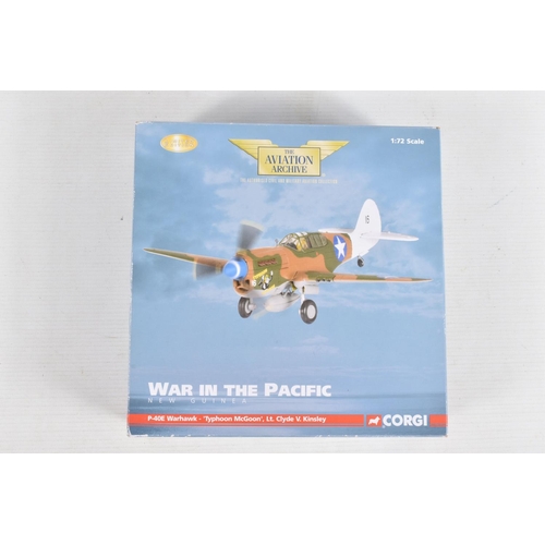 162 - FIVE BOXED LIMITED EDITION 1/72 SCALE CORGI AVIATION ARCHIVE DIECAST MODEL AIRCRAFTS, the first a F4... 