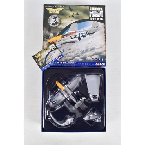 163 - FOUR BOXED LIMITED EDITION 1/72 SCALE CORGI AVIATION ARCHIVE DIECAST MODEL AIRCRAFTS, the first is a... 