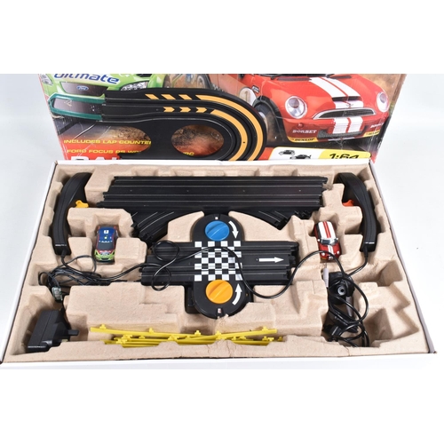 172 - FIVE BOXED SCALEXTRIC SETS, to include a Quantum of Solace 007 set, numbered G1044, set includes two... 