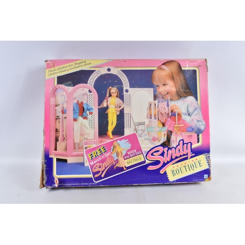 176 - A QUANTITY OF ASSORTED BOXED PEDIGREE AND HASBRO SINDY PLAYSETS, Beauty Salon, No.44216, Tele Sindy ... 